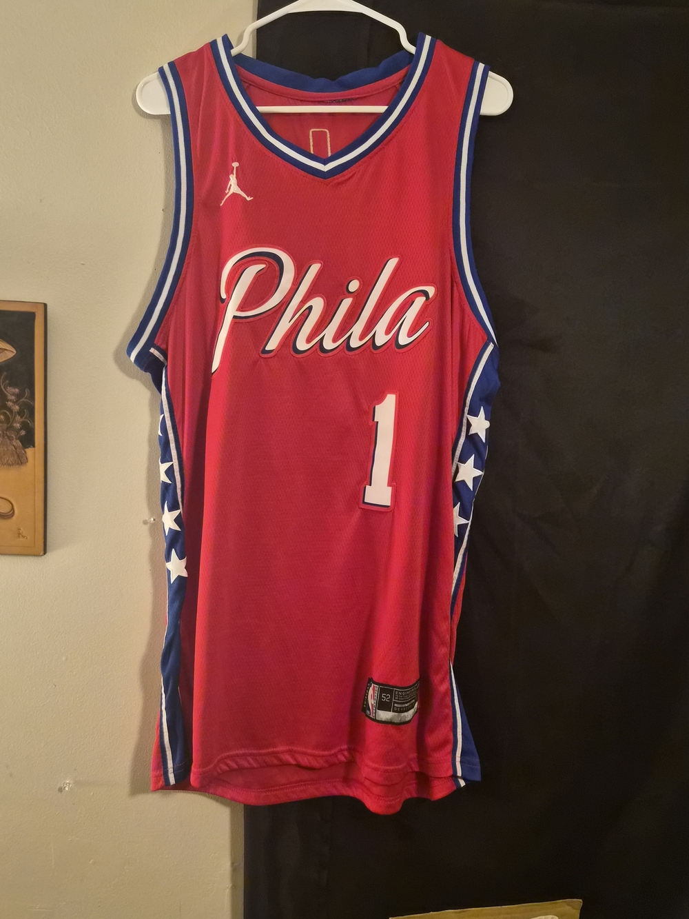 NBA Philadelphia 76er's Nike Jumpman Size 52 Men